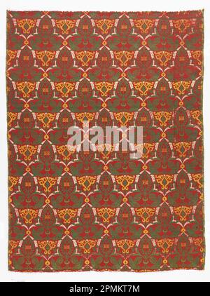 Textile (Espagne); soie; Warp x Weft: 104,5 x 79 cm (41 1/8 x 31 1/8 po.) Banque D'Images
