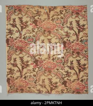 Textile (France); fil de chaîne de lin, trame de coton Banque D'Images