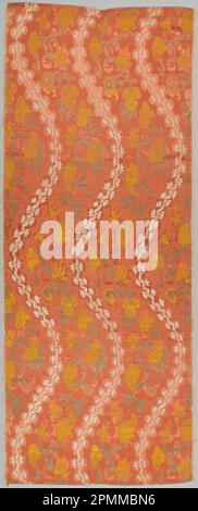 Textile (Chine); soie; Warp x Weft: 138 x 55,5 cm (54 5/16 x 21 7/8 po.) Banque D'Images