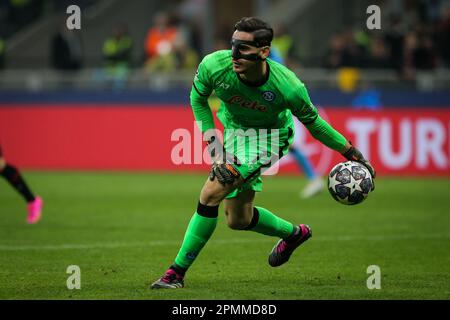Alex Meret, gardien de but Napoli Banque D'Images