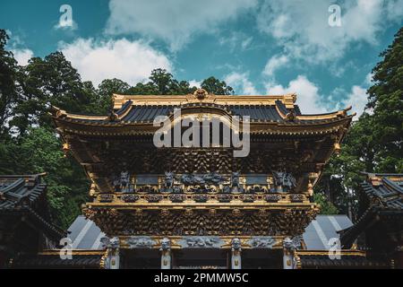 Sanctuaire Tosho-gu, Nikko Japon Banque D'Images