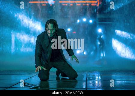 John Wick 4 Keanu Reeves Banque D'Images