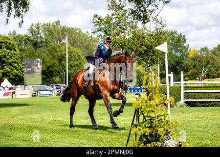 Al Shira'aa Hickstead Derby Meeting Horse Trails à Hickstead été 2022 Banque D'Images