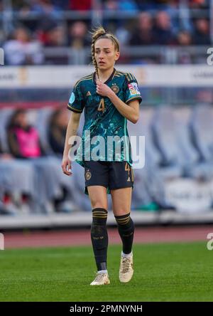 Sophia Kleinherne, DFB 4 dans le match amical des femmes DFB ALLEMAGNE - BRÉSIL 1-2 préparation pour les Championnats du monde WM 2023 en Australie, Nouvelle-Zélande, saison 2022/2023, le 11 avril 2023 à Nuremberg, Nuremberg, Allemagne. © Peter Schatz / Alamy Live News Banque D'Images