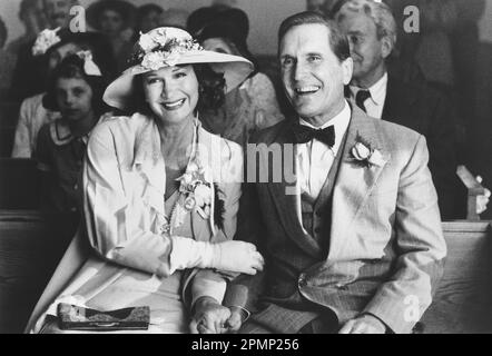 Diane Ladd, Robert Duvall, sur le tournage du film, « Rambling Rose », Seven Arts, New Line Cinema, 1991 Banque D'Images
