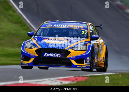 DaN Cammish, Ford Focus ST, BTCC, British Touring car Championship, journée de lancement et événement médiatique, BTCC Media Day, une chance pour les 2023 participants Banque D'Images