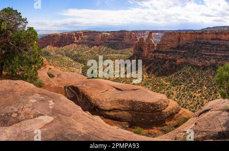Colorado National Monument près de Grand Junction, Colorado ; Colorado, États-Unis d'Amérique Banque D'Images