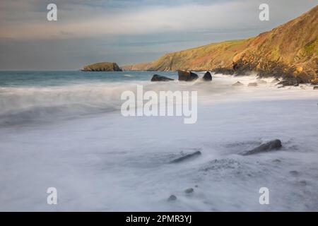 Port Ysgo, péninsule de Llyn, pays de Galles Banque D'Images