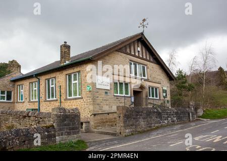 Le musée de la peste dans le village de peste du Derbyshire Peak District d'Eyam, en Angleterre Banque D'Images