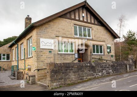 Le musée de la peste dans le village de peste du Derbyshire Peak District d'Eyam, en Angleterre Banque D'Images