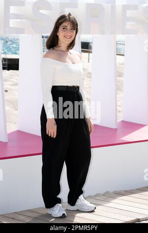 Cannes, France. 14th avril 2023. Sarah Rashidian assiste au Kidults Photocall lors du Festival international des Cannéseries 6th sur 14 avril 2023 à Cannes, France. Photo de David Niviere/ABACAPRESS.COM crédit: Abaca Press/Alay Live News Banque D'Images