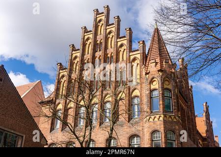 Marienwerkhaus, Marienkirchhof, Lübeck, Schleswig-Holstein, République fédérale d'Allemagne Banque D'Images