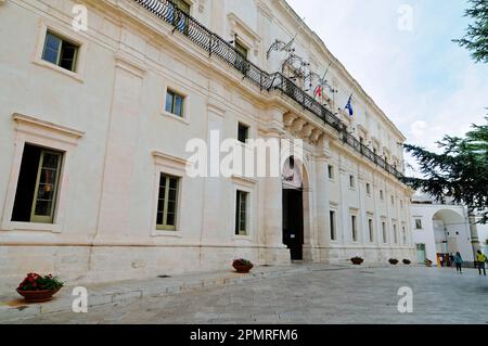 Palazzo Ducale, Hôtel de ville, Martina Franca, province de Taranto, Taranto, Puglia, Italie Banque D'Images