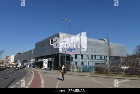 BMW Berlin Branch, Kaiserdamm, Westend, Berlin, Allemagne Banque D'Images