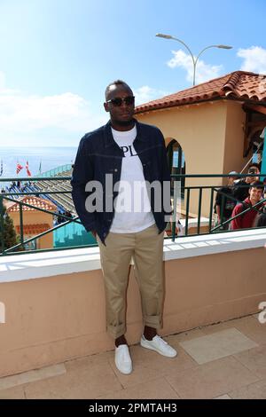 Monaco, Monaco. 13th avril 2023. OPEN MASTER 1000 MONTE CARLO, Usain Bolt pose pour les photographes le 13 avril 2023, image et copyright Thierry CARPICO/ATP images (CARPICO Thierry/ATP/SPP) crédit: SPP Sport Press photo. /Alamy Live News Banque D'Images