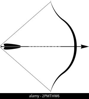 motif icône à motif vectoriel en forme d'arc de l'amour conception simple. Illustration de Vecteur