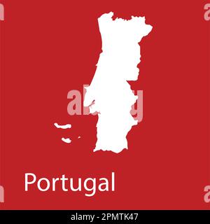 portugal carte icône vecteur illustration conception Illustration de Vecteur
