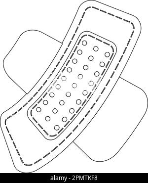 motif de symbole d'illustration vectoriel d'icône de bloc sanitaire Illustration de Vecteur