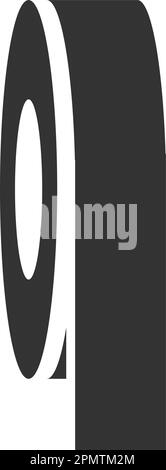 ruban adhésif icône vecteur illustration symbole conception Illustration de Vecteur