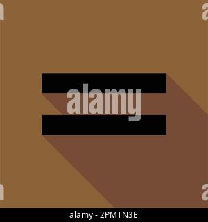 l'icône est égale à la conception d'illustration vectorielle Illustration de Vecteur