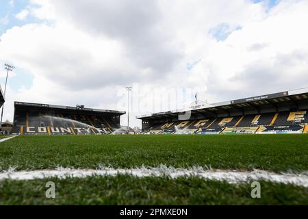 Vue générale à l'intérieur de Meadow Lane, où se trouve le comté de Notts avant le match de la Vanarama National League entre le comté de Notts et Woking à Meadow Lane, Nottingham, le samedi 15th avril 2023. (Photo : Jon Hobley | MI News) Credit: MI News & Sport /Alay Live News Banque D'Images