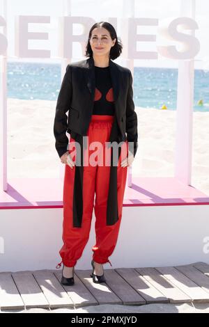 Cannes, France. 15th avril 2023. Amira Casar participe au Petit phocall Lumineux Lors du Festival international des Canneseries de 6th sur 15 avril 2023 à Cannes, France. Photo de David Niviere/ABACAPRESS.COM crédit: Abaca Press/Alay Live News Banque D'Images