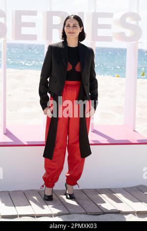 Cannes, France. 15th avril 2023. Amira Casar participe au Petit phocall Lumineux Lors du Festival international des Canneseries de 6th sur 15 avril 2023 à Cannes, France. Photo de David Niviere/ABACAPRESS.COM crédit: Abaca Press/Alay Live News Banque D'Images
