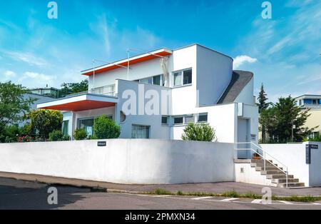 Stuttgart, Weissenhofsiedlung, Hans Scharoun, 1927 Banque D'Images