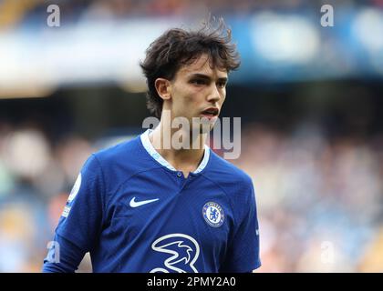 15th avril 2023 ; Stamford Bridge, Chelsea, Londres, Angleterre : Premier League football, Chelsea versus Brighton et Hove Albion ; Joao Felix de Chelsea Banque D'Images