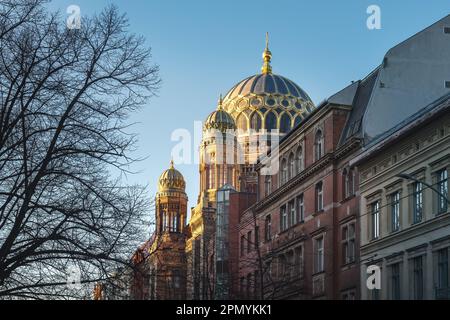 Nouvelle synagogue - Berlin, Allemagne Banque D'Images