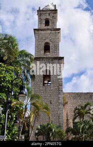 Le presbytère Jésus du troisième ordre dans le centre historique de Merida, Yucatan, Mexique. Banque D'Images