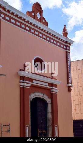 Anex à l'église El Jesus (troisième ordre) en face du Parque Hidalgo dans le centre historique de Merida, Yucatan, Mexique. Banque D'Images