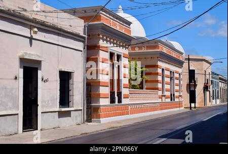 La magnifique Casa Morisca, l'une des merveilles architecturales de Merida. Merida, Yucatan, Mexique. Banque D'Images