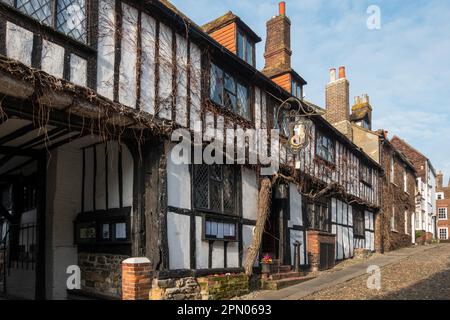 Vue de la Mermaid Inn à Rye East Sussex Banque D'Images