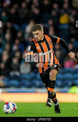 Blackburn, Royaume-Uni. 15th avril 2023. Regan Slater #27 de Hull City pendant le match de championnat Sky Bet Blackburn Rovers vs Hull City à Ewood Park, Blackburn, Royaume-Uni, 15th avril 2023 (photo de Ben Roberts/News Images) à Blackburn, Royaume-Uni le 4/15/2023. (Photo de Ben Roberts/News Images/Sipa USA) crédit: SIPA USA/Alay Live News Banque D'Images