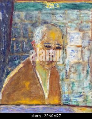 Dernier Autoportrait de Pierre Bonnard peint par le peintre post-impressionniste français Pierre Bonnard Banque D'Images