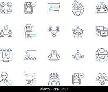 Les écosystèmes de démarrage présentent une collection d'icônes. Incubateurs, accélérateurs, semences, financement, mentorat, Jeu de concepts VCS, Angel Vector et illustration Illustration de Vecteur