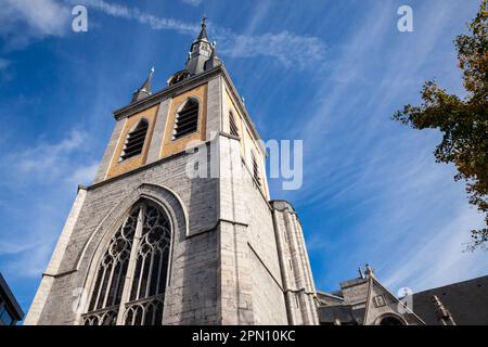 Photo de la cathédrale de Liège en après-midi.Cathédrale de Liège, sinon Saint La cathédrale de Paul, Liège, à Liège, en Belgique, fait partie de l'hérita religieuse Banque D'Images