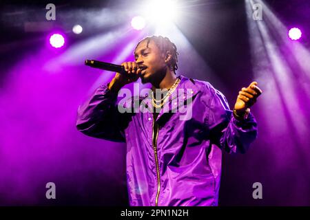 Milan Italie 12 avril 2023 Lil Tjay vivre à fabrique Milan © Roberto Finizio / Alamy Banque D'Images