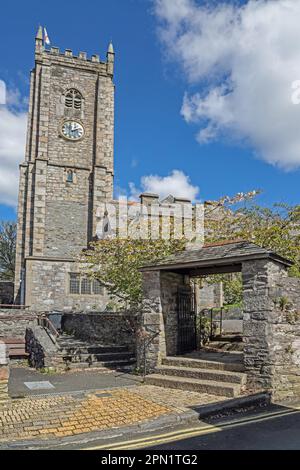 L'église Saint-Maurice Plympton anciennement connue sous le nom d'église Thomas a Becket. Bâtiment classé de catégorie II Banque D'Images