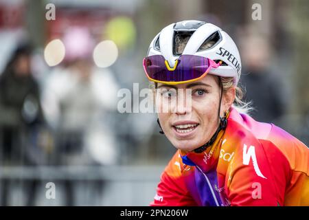 MAASTRICHT - demi Vollering avant le début de l'édition Amstel Gold Race Ladies sur 16 avril 2023 à Maastricht, pays-Bas. ANP MARCEL VAN HOORN pays-bas - belgique sortie crédit: ANP/Alay Live News Banque D'Images