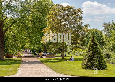 Jardins botaniques de l'université à la ville d'Oxford, Angleterre, Royaume-Uni Banque D'Images