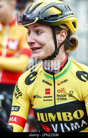 MAASTRICHT - Marianne vos avant le début de l'édition Amstel Gold Race Ladies sur 16 avril 2023 à Maastricht, pays-Bas. ANP VINCENT JANNINK pays-bas - belgique sortie crédit: ANP/Alay Live News Banque D'Images