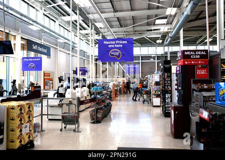 supermarché sainsburys, ville de herne bay, thanet, kent est, royaume-uni avril 2023 Banque D'Images