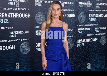 LOS ANGELES, CALIFORNIE, États-Unis - AVRIL 15 : l'actrice américaine Brie Larson arrive à la cérémonie annuelle du prix de percée 9th qui s'est tenue au Musée du mouvement de l'Académie sur 15 avril 2023 à Los Angeles, Californie, États-Unis. (Photo de Xavier Collin/image Press Agency) Banque D'Images