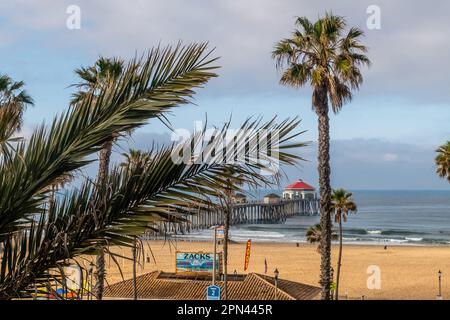 Huntington Beach Park Banque D'Images