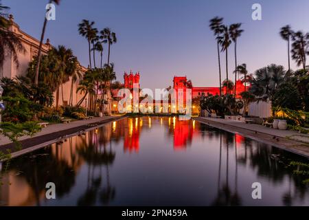 Balboa Park at Night Banque D'Images