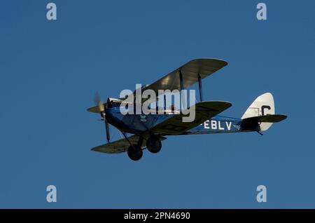 De Havilland, DH51 Moth, G-EBIR, Shuttleworth Collection, Old Warden, Biggleswade, Bedfordshire, Angleterre, Banque D'Images