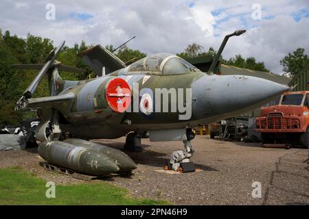 Blackburn Buccaneer, S2B, XV350, East Midland Aeropark, Castle Donnington, ROYAUME-UNI, Banque D'Images