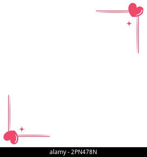 J'adore l'arrière-plan. Arrière-plan romantique. Décor amant. Design amant. La frontière de l'amour. Arrière-plan du cœur Illustration de Vecteur